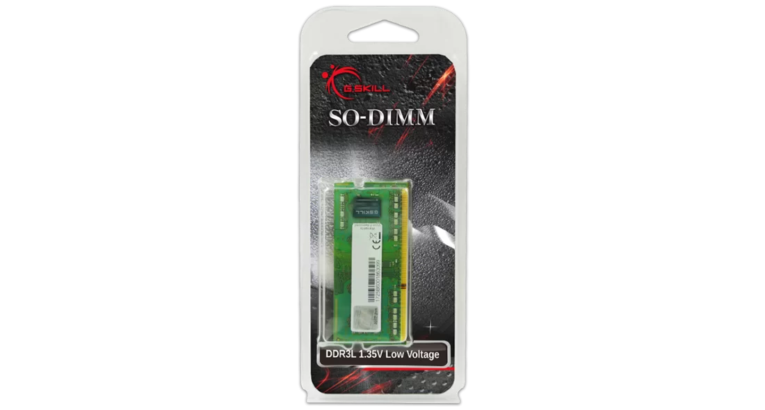4GB (4GBx1), DDR3, SO-DIMM, 1600MHz, CAS Latency 11-11-11-28, 1.35V