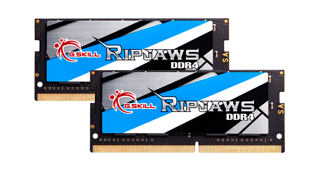 G.Skill Ripjaws SODIMM DDR4 32GB (2x16GB) 2400MT/s SODIMM Intel XMP — F4-2400C16D-32GRS