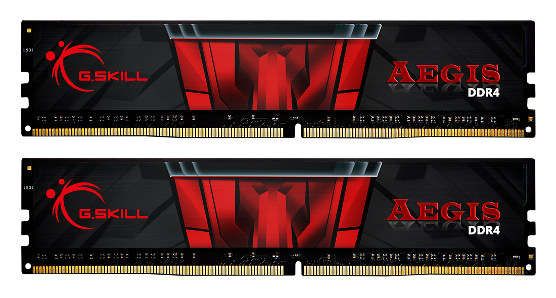 G.Skill Aegis DDR4 32GB (2x16GB) 2666MT/s DIMM Intel XMP — F4-2666C19D-32GIS