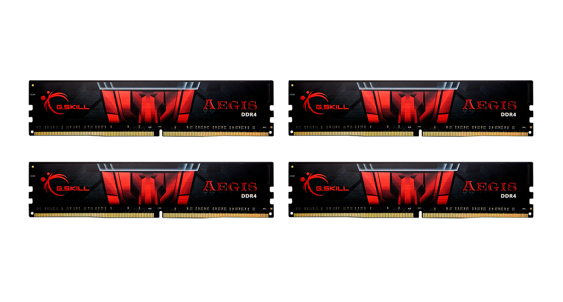 DDR4 64GB PC 3200 CL16 G.Skill KIT (4x16GB) 64GIS Aegis