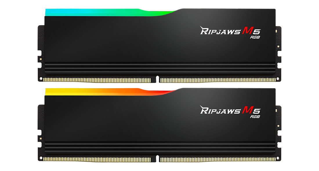 G.Skill Ripjaws M5 RGB DDR5 96GB (2x48GB) 5200MT/s DIMM AMD EXPO — F5-5200J4040A48GX2-RM5RK