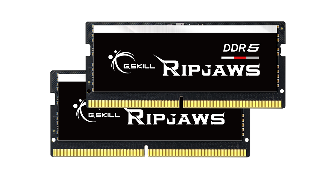 G.Skill RAM Ripjaws F5-5600S4040A32GX2-RS - 64 GB (2 x 32 GB Kit) - DDR5 5600 SO-DIMM CL40