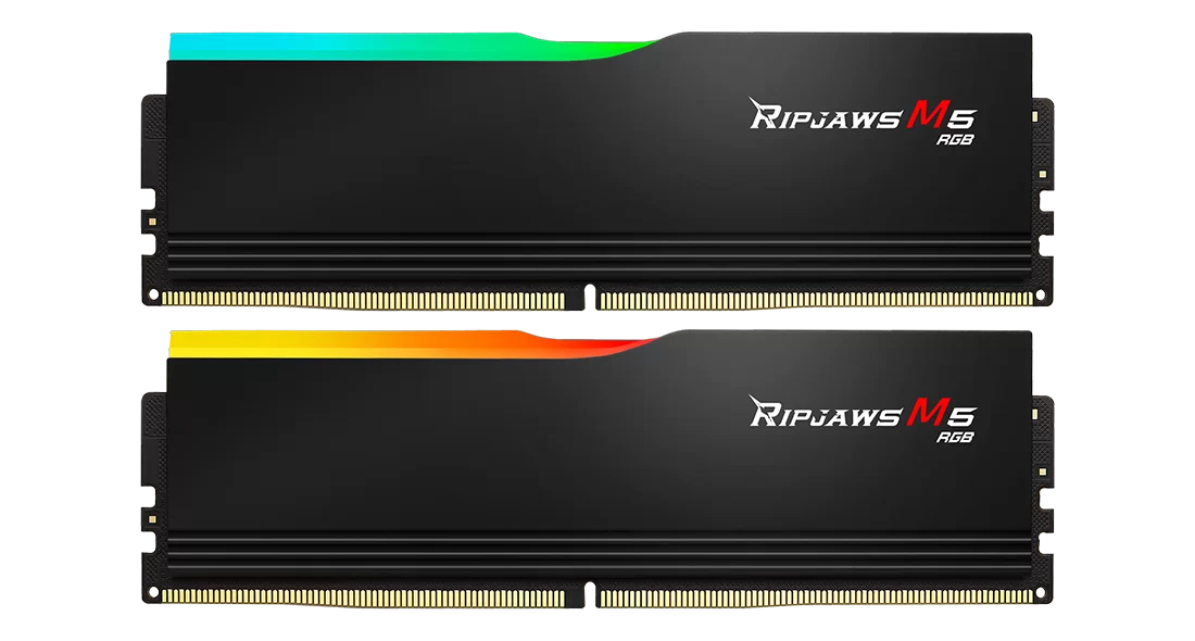 G.Skill Ripjaws M5 RGB DDR5 64GB (2x32GB) 6000MT/s DIMM AMD EXPO — F5-6000J2836G32GX2-RM5RK