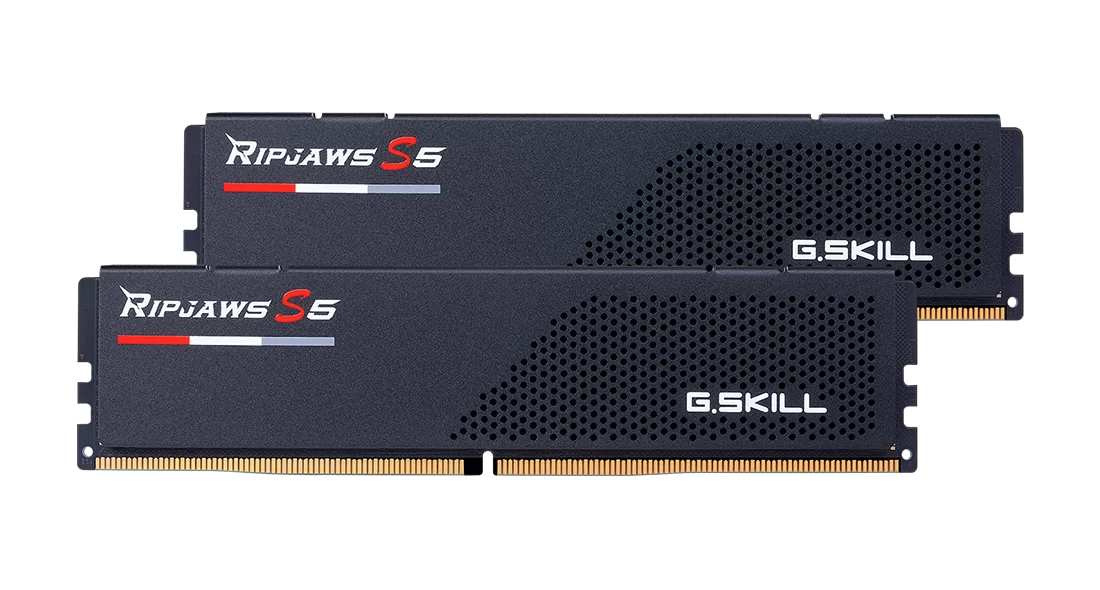 G.Skill RAM Ripjaws S5 - Low Profile - 32 GB (2 x 16 GB Kit) - DDR5 6000 DIMM CL36