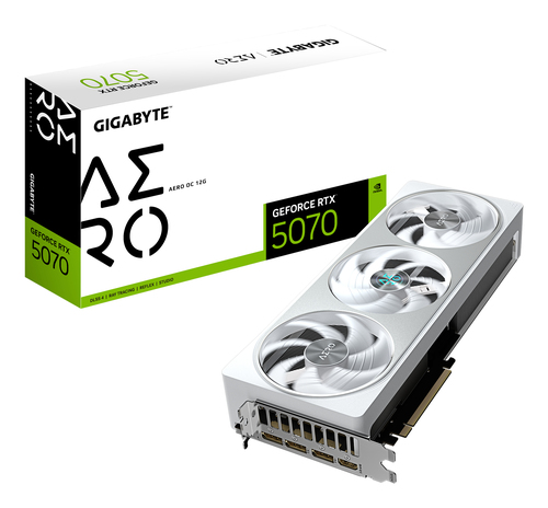 Gigabyte GeForce RTX 5070 AERO OC 12GB White