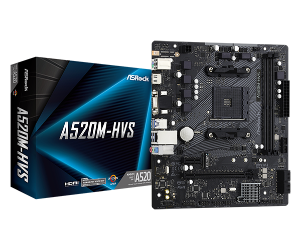 ASRock A520M-HVS