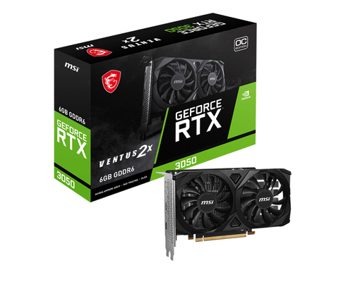 MSI Ventus 2X GeForce RTX 3050 OC 6GB