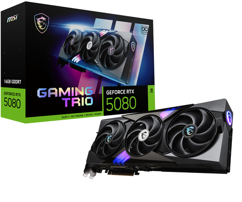 MSI Gaming Trio GeForce RTX 5080 OC 16GB