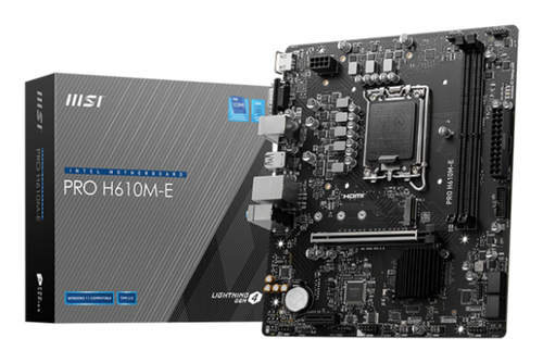 MSI PRO H610M-E